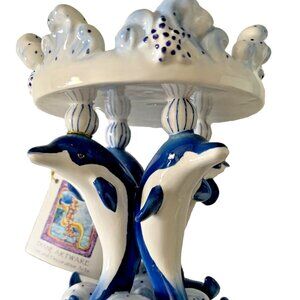 Diane Artware Dolphin Wine Coaster New w/ Tag In the Original Gift Box